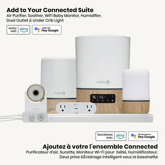 Moniteur pour bébé Wi-Fi de Connecte Safety 1st 