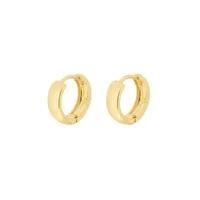 10k Gold Bold Huggie Earring