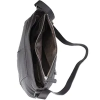 Pebbled Scarlet Crossbody Hobo Bag