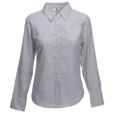 Ladies Lady-fit Long Sleeve Oxford Shirt