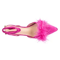 Women's Saylor- Faux Feather Heel