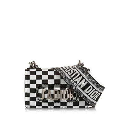 Pre-loved Mini Checkered J'adior Crossbody