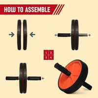 Fitness Ab Roller For Abdominal Training - Fitness Exercise Abs Wheel