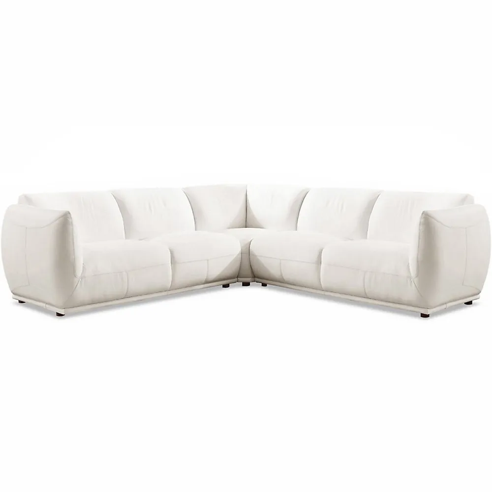 Moon 3-piece Leather Sectional