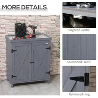 Outdoor Storage Box, Grey