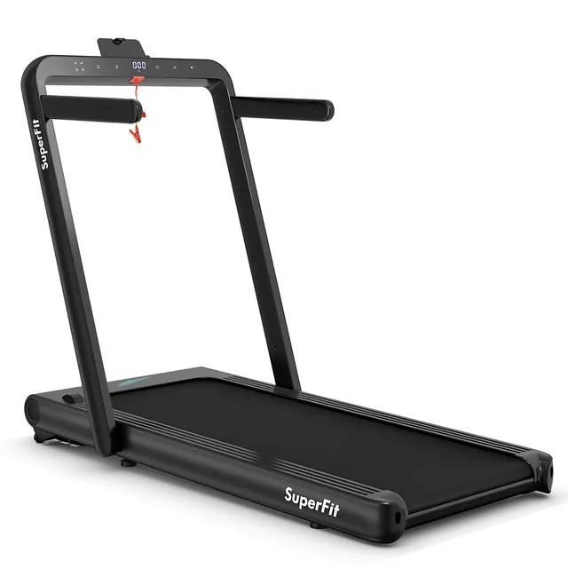 Superfit 4.75hp 2 1 Folding Treadmill W/remote App Control