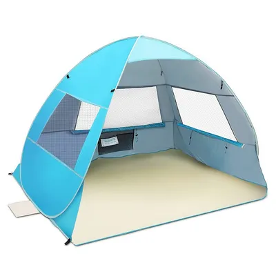 Pop Up Beach Tent, Uv Protection Portable Lightweight Foldable Indoor Outdoor Tent For 2-3 Persons