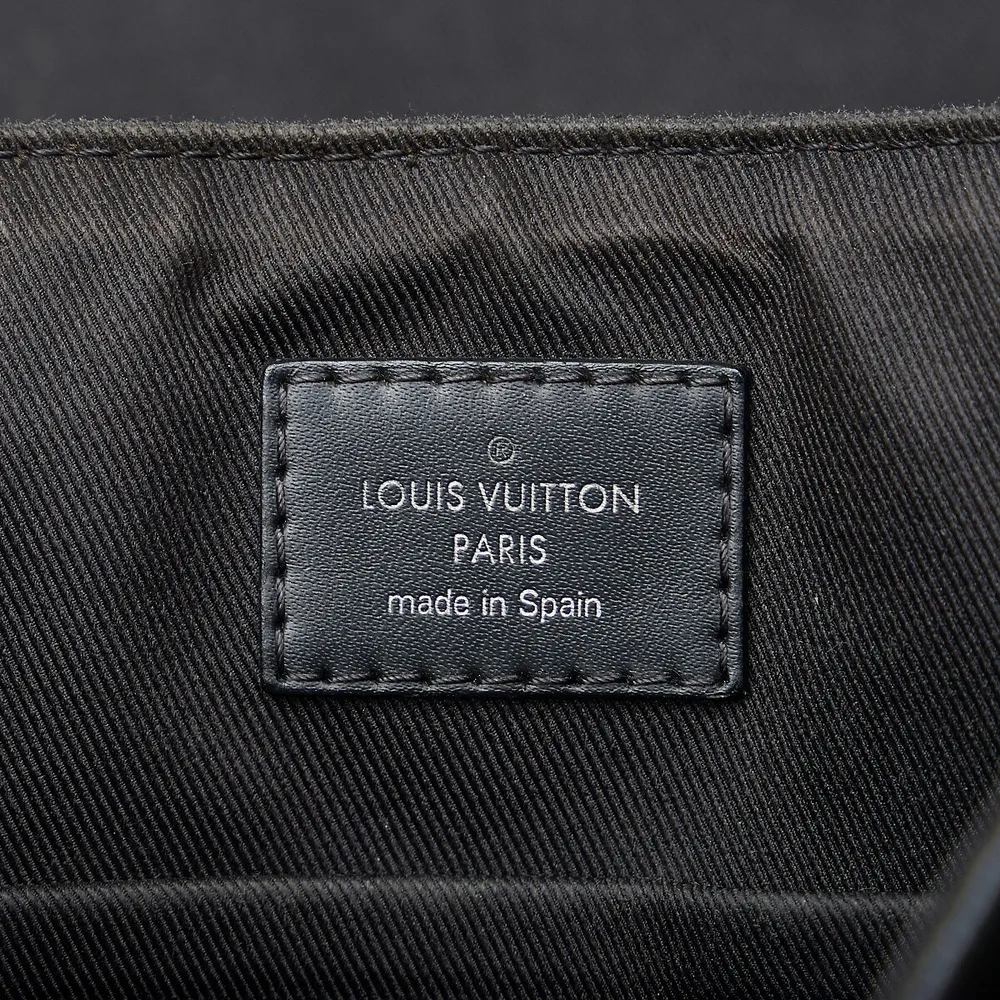 Black Louis Vuitton Damier Graphite Cube De Rangement GM Travel Bag