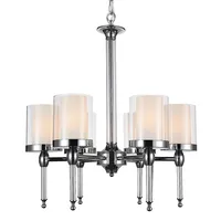 Maybelle 6 Light Candle Chandelier With Chrome Finish