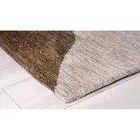 Modern Abstract Hand-tufted Beige Brown Indoor Area Rug