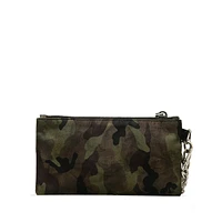 Pre-loved Tessuto Camouflage Coin Pouch
