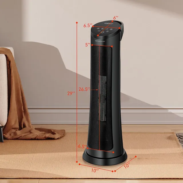 Costway 1500w Oil Filled Space Heater Electric Heater W/adjustable  Thermostat | Galeries de la Capitale
