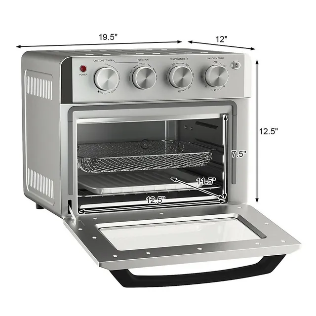 21.5 Quart 1800W Air Fryer Toaster Countertop Convection Oven with