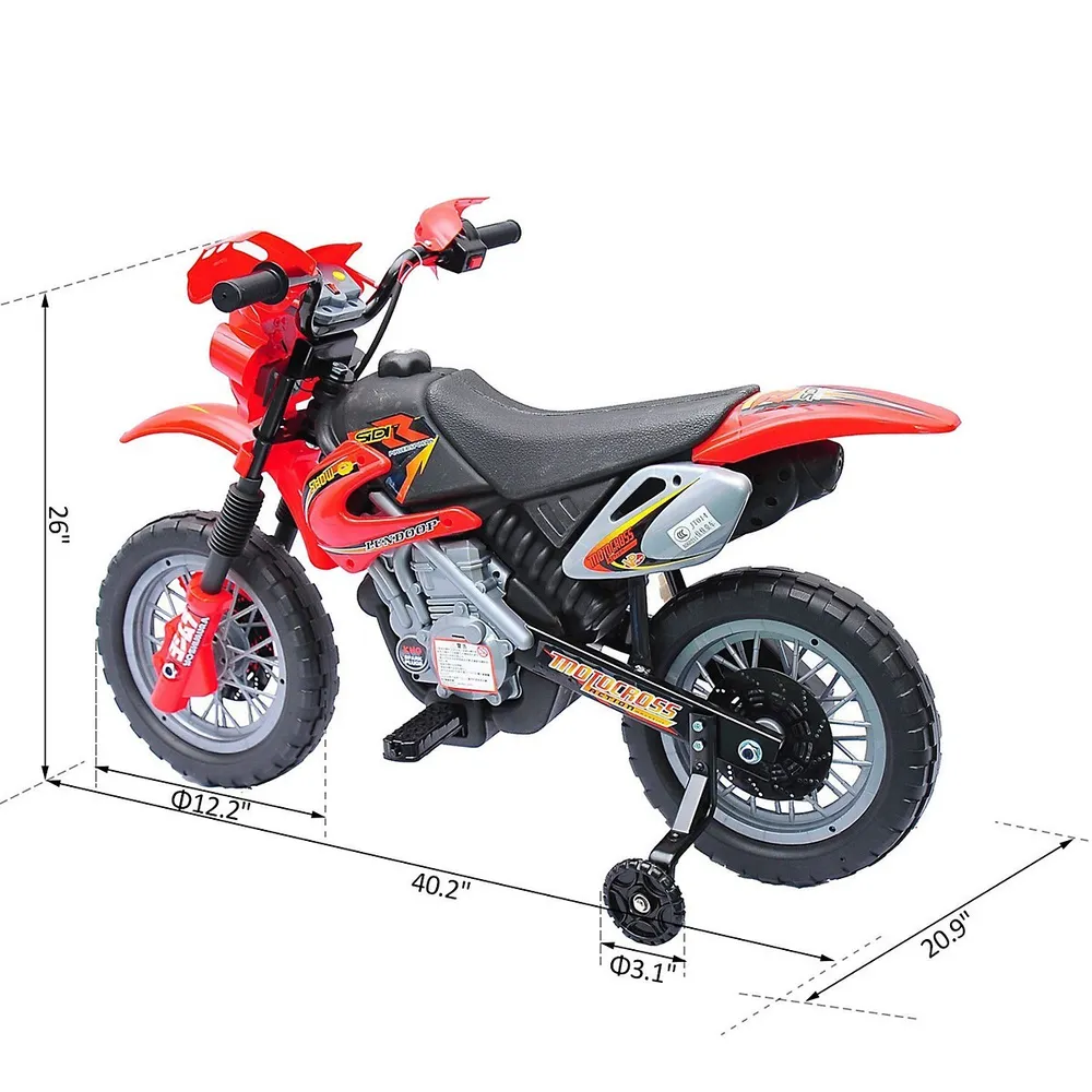 6v Electric Kids Ride-on Motorcycle Powered Dirt Bike