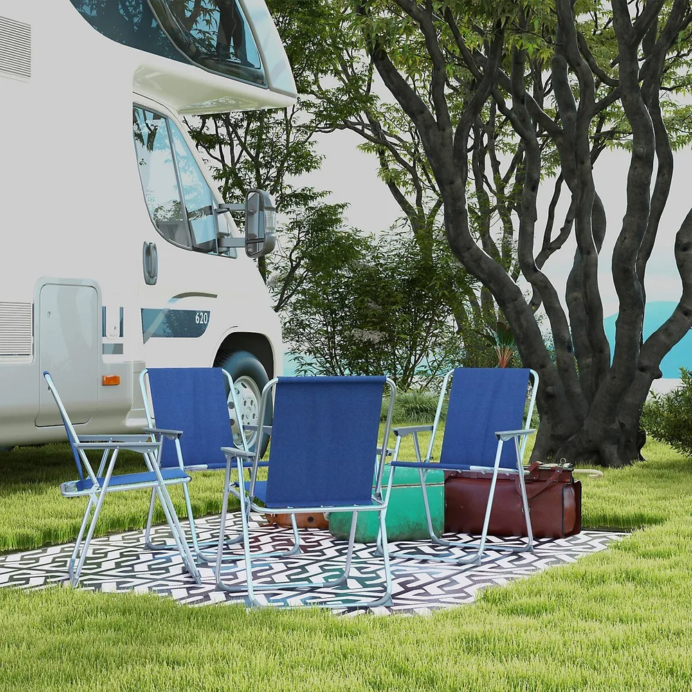 Patio Camping Chairs With Foldable Design, Sports