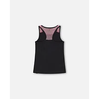 Organic Cotton Tank Top With Mesh Back
