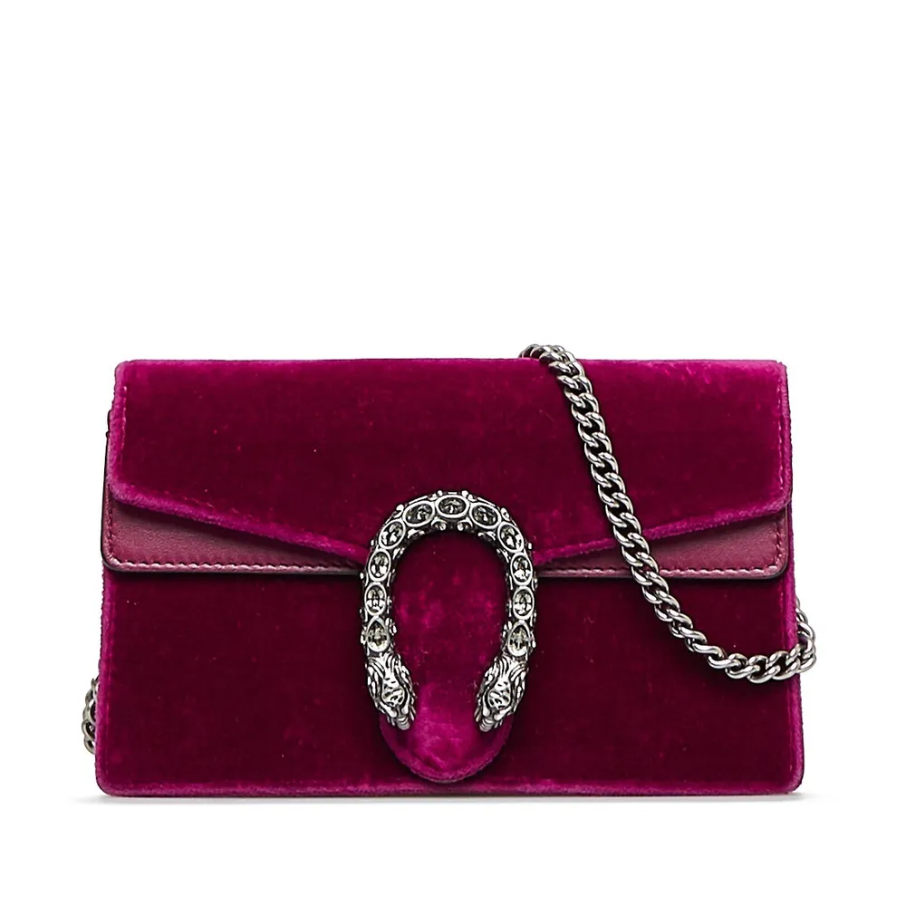 Gucci Dionysus Velvet Super Mini Bag