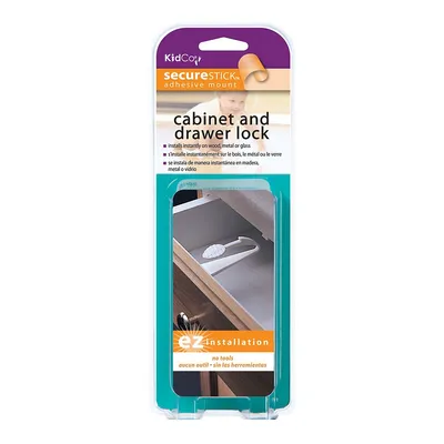 Adhesive Cabinet And Drawer Lock
