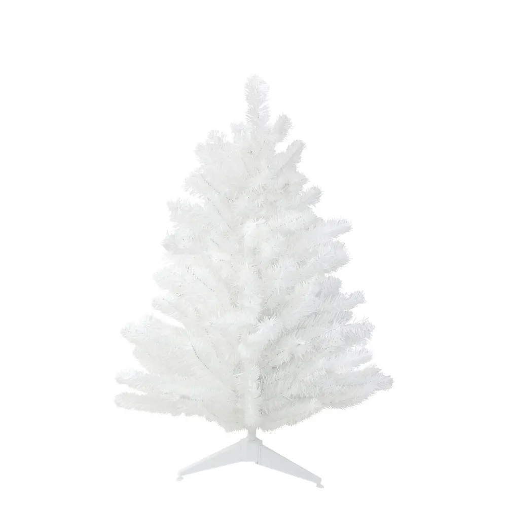 24 Frosted Norway Pine with Pine Cones Medium Artificial Christmas Tree,  Unlit