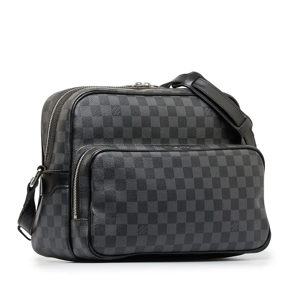 Louis Vuitton Sac Leoh Damier Graphite Messenger Bag