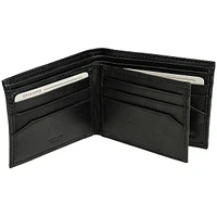 Classic Collection Genuine Leather Rfid Blocking Center-wing Wallet In Gift Box