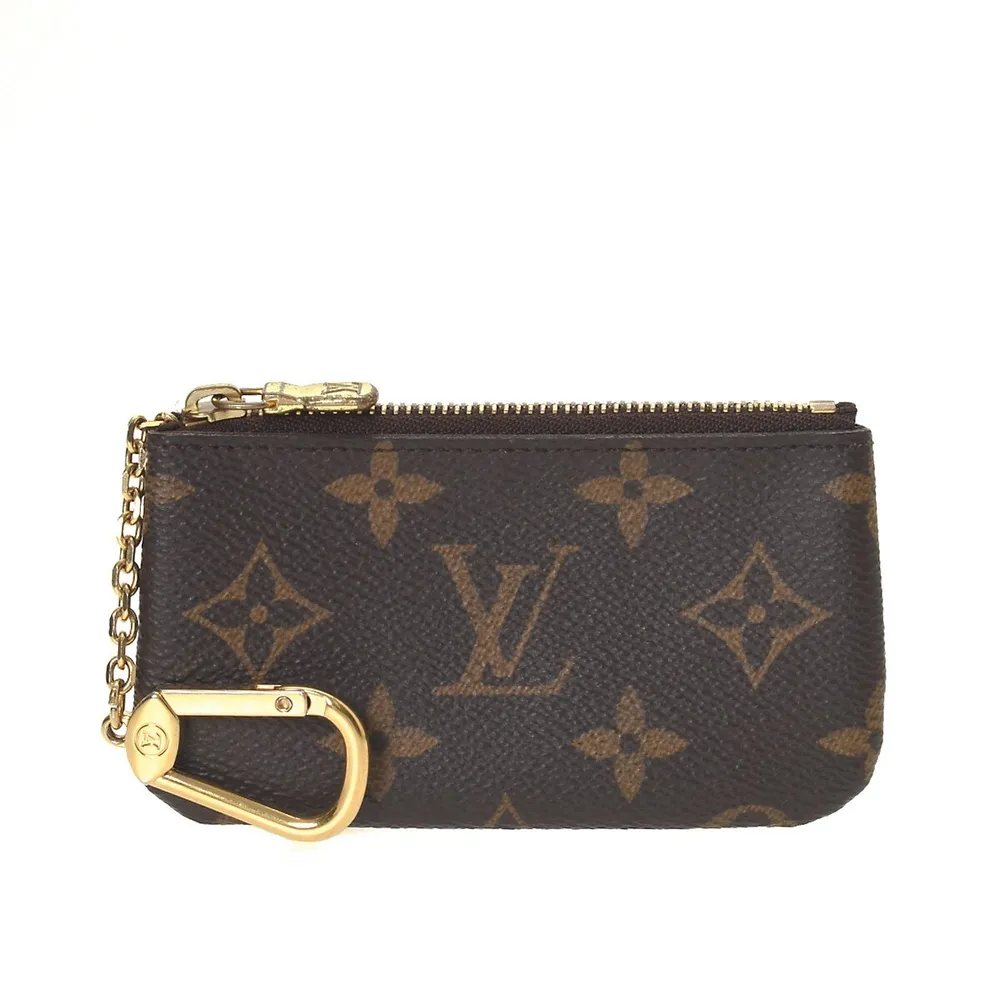 Louis Vuitton Pre-loved Monogram Macassar S Lock A4 Pouch
