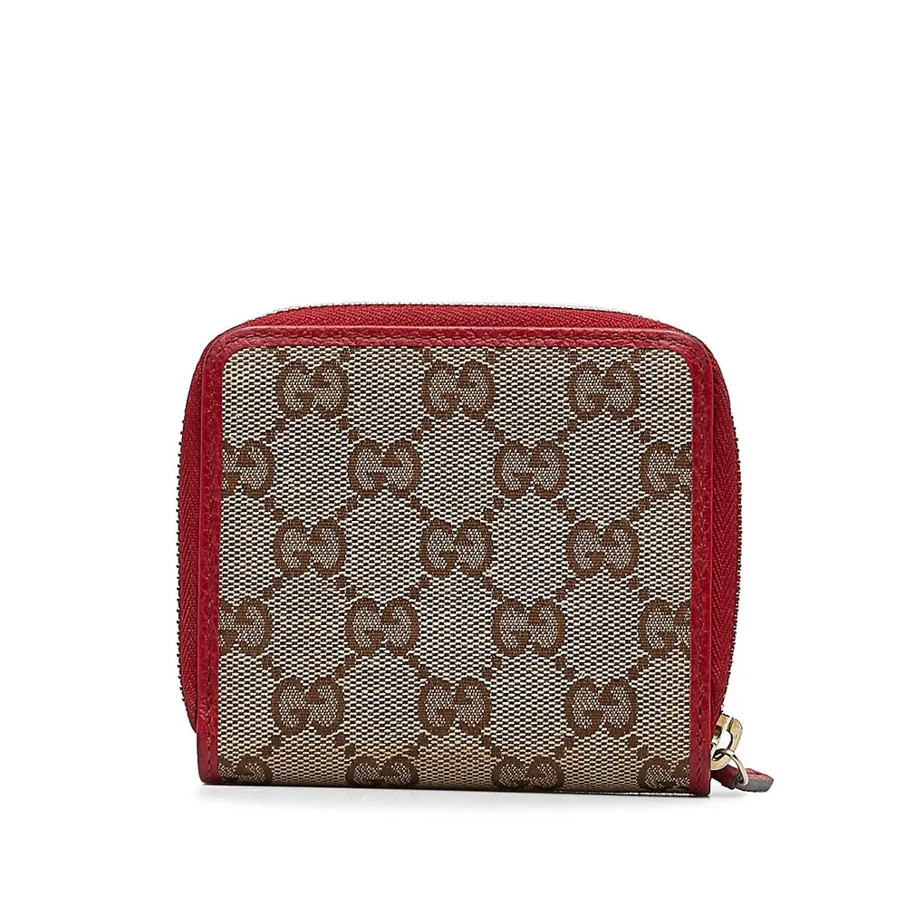 Gucci Beige Ophidia GG Supreme Zip Around Long Wallet