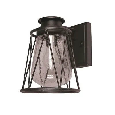 Outdoor Wall Light, Height 10.23'', From Ferguson Collection, Black