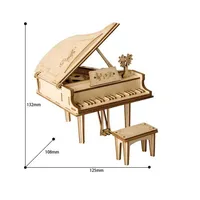 Grand Piano Tg402 3d Wooden Puzzle