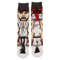 Street Fighter Ryu Character Animigos Crew Socks