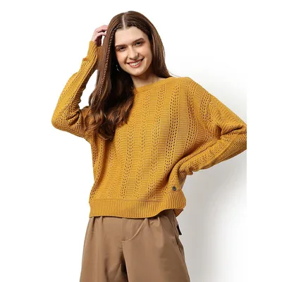 Women Solid Stylish Casual Sweaters