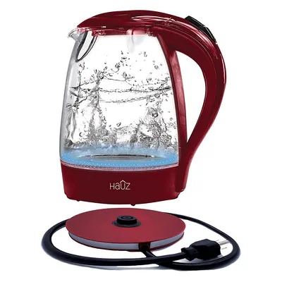 Led Illuminated Glass Kettle 7 Cups 1.7 Liters