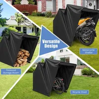 11.2' X 4.5' X 6.3' Waterproof Motorbike Storage Tent Outdoor Motorcycle Shelter