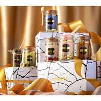 Bath Salts Gift Set With Natural Hers And Essentail Oils, 13 Piece