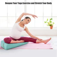 Yoga Bolster Pillow Meditation W/washable Cover & Carry Bag