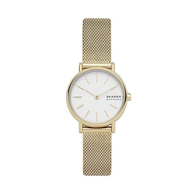 Women's Signatur Lille Slim Two-hand, Gold-tone Stainless Steel Watch