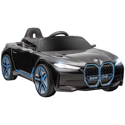 12v Electric Ride On Car W/ Remote, Portable Battery Black