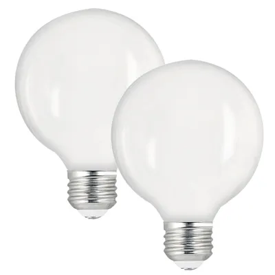Set Of 2 Energy Saving Led Bulbs, Dimmable, 5w, E26 Base, 3000k Soft White