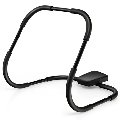 Portable Ab Trainer Fitness Crunch Workout Exerciser W/ Headrest Home Office Gym