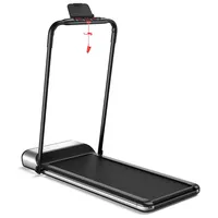 Installation-free Ultra-thin Folding Treadmill, Exercise Fitness Machine W/5-layer