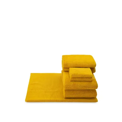 Organic Bath Towel Set With Mat - 7 Piece Certified Fairtrade and GOTS Cotton