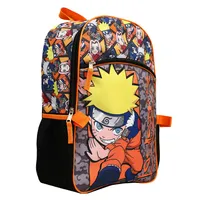 Naruto Characters 16" Kids Backpack And Lunch Bag Set