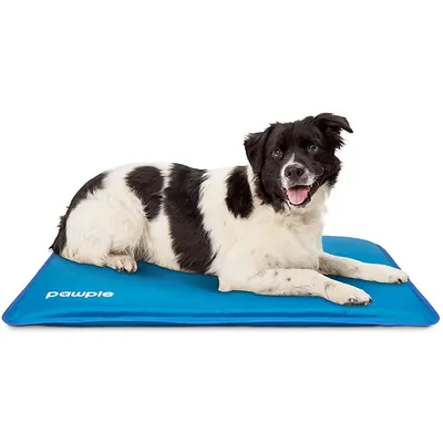 Self Cooling Pet Mat Pet Pad For Kennels, Crates And Beds, Thick Foam Base 32" X 22"