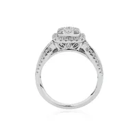 Ring With 1 Carat Tw Of Diamonds 10kt White Gold