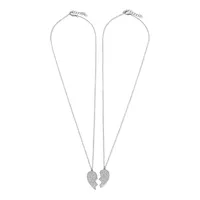 Sterling Silver 16+1" Friendship Necklace Set (2 Necklaces)