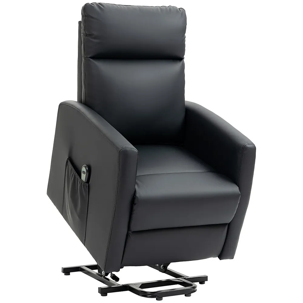 HOMCOM Electric Power Lift Recliner Chair With Footrest For Elderly