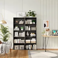 5-shelf Storage Bookcase Modern Multi-functional Display Cabinet Furniture