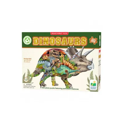 Wildlife World - Dinosaurs Puzzle - 200pcs