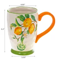 Ceramic Lemon Mug - Set Of 4