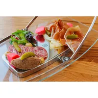Tempered Glass Cheese Tray